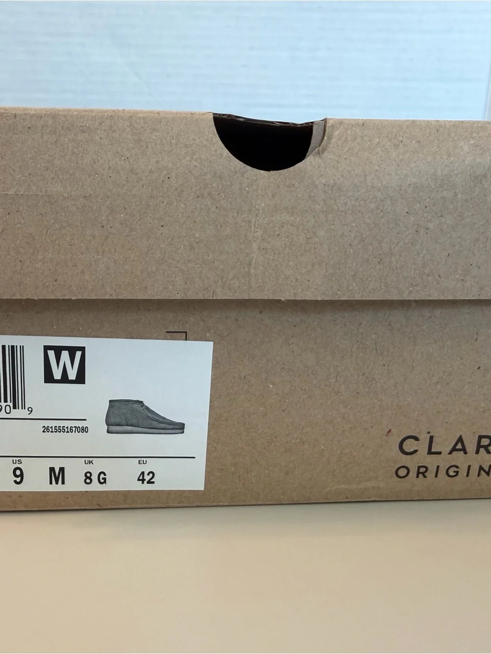Clarks Men's Wallabee Boot Maple Suede Size 9M